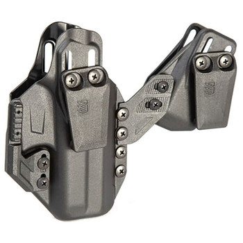 Blackhawk 416963BK Stache  IWB Size 63 Black Polymer Belt Clip Fits SW MP Shield wCrimson Trace Laser Ambidextrous UPC: 604544673838