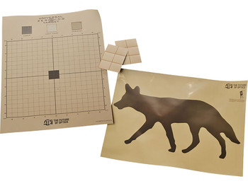 ATN ACMKIRTGCY Thermal Target Kit Coyote Paper 30" x 24" Brown Includes 12 Plasters/2 Targets