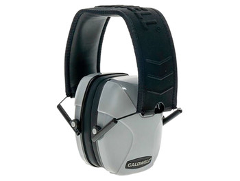 Caldwell 1103305 Passive Low-Profile Muff 24 dB Over the Head Gray/Black Adult