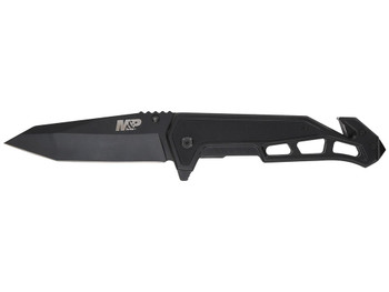 Smith & Wesson Knives 1160826 M&P Body Guard Folding Plain Black 8Cr13MoV SS Blade 5.26" Black Steel/G10 Handle Includes Pocket Clip