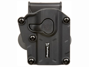 Bulldog MX001SC Max Multi Fit OWB Black Polymer Paddle Fits Sig P250/P320 Fits S&W M&P 9/40/45 Sub-Compact Right Hand