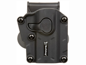 Bulldog MX001SC Max Multi Fit OWB Black Polymer Paddle Fits Sig P250/P320 Fits S&W M&P 9/40/45 Sub-Compact Right Hand