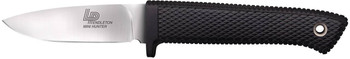 Cold Steel CS36LPMF Pendleton Mini Hunter 3 Fixed Plain Stone Washed American CPM 3V High Carbon Steel BladeBlack Textured KrayEx Handle Includes Sheath UPC: 705442019930