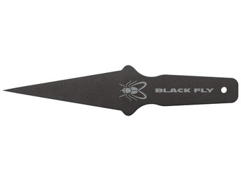 Cold Steel CS80STMA Black Fly Thrower Fixed Plain Black 1055 Carbon Steel Blade/Handle