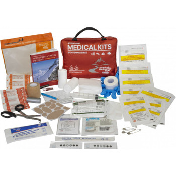 Adventure Medical Kits 01050300 Sportsman 300 Medical Kit Treats InjuriesIllnesses Waterproof Red UPC: 707708303005