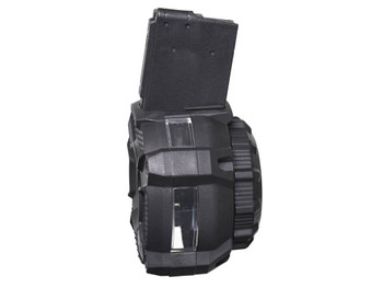 ProMag DRMA24 Standard 65rd Drum w/ Capacity Window 223 Rem/5.56x45mm Fits AR-15 Black DuPont Zytel Polymer