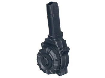 ProMag DRMA35 Standard 30rd Drum 9mm Luger Compatible w/ Glock 43X/48 Black DuPont Zytel Polymer
