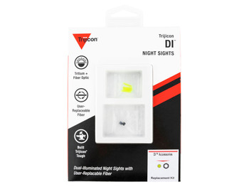 Trijicon AC50011 DI Night Sight Standard Replacement Kit Green Fiber & Black Retainer