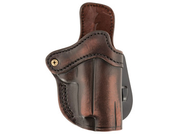 1791 Gunleather ORPDH23VTGR Paddle Holster Optic Ready OWB Size 2.3 Vintage Leather Paddle Fits Glock 17 Fits Walther PPQ Right Hand