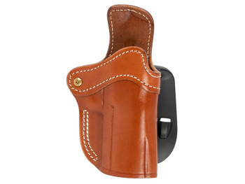1791 Gunleather ORPDH24CBRR BH2.4 Optic Ready OWB 2.4 Classic Brown Leather Paddle Fits Walther PPQ/Sig P320/Springfield XD-M