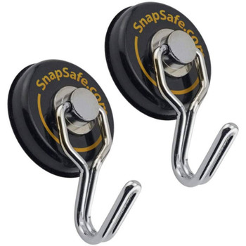 SnapSafe 75914 Swivel Hooks Magnetic 1 2 Per Pkg UPC: 842631100526