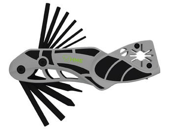 HME HMEATWRBH 14-In-1 Archery Black/Gray Metal Folding