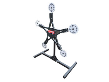 Birchwood Casey TXSPT Texas Star Plinking Target Handgun/Rifle/Shotgun Black/Gray AR500 Steel Star 0.37" Thick Standing