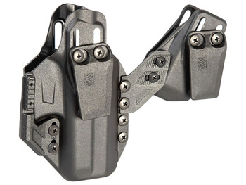 Blackhawk 416101BK Stache Premium Holster Kit IWB Black Polymer Belt Clip Compatible w/Glock 26 Ambidextrous