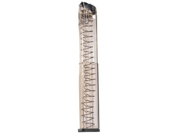 ETS Group SMKGLK1840 Pistol Mags 40rd Extended 9mm Luger Compatible w/ Glock 17/19/26/45/18/19X/34 Smoke Polymer