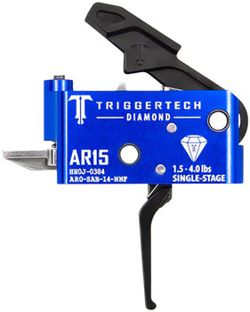 TriggerTech AR0SAB14NNF Diamond  Flat SingleStage 1.54.0 lbs Adjustable for AR15 UPC: 885768003346