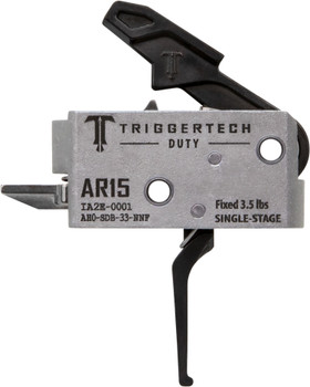 TriggerTech AH0SDB33NNF Duty  Flat Trigger SingleStage 3.50 lbs Draw Weight Fits AR15 UPC: 885768003520