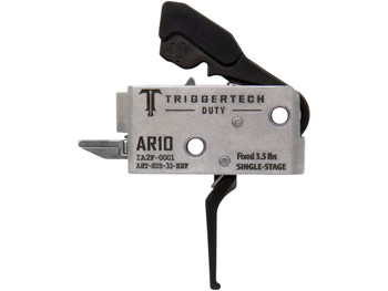 TriggerTech AHTSDB33NNF Duty Flat Trigger Single-Stage 3.50 lbs Draw Weight Fits AR-10