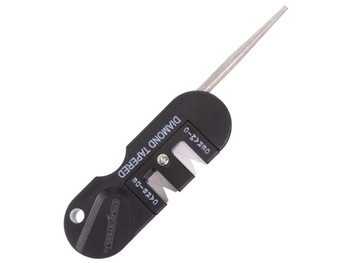 Cold Steel CSKS31SCDR 3-In-1 Knife Sharpener Black Carbide/Ceramic Sharpener, Coarse/Fine
