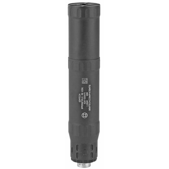 Gemtech Lunar 45 NFA Pistol Suppressor Matte Black Anodized 7 Inch, 9mm Caliber, Piston Mount, 1/2x28, Aluminum / Stainless Steel