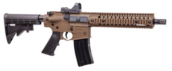 Crosman CFAR1X Full Auto R1 Air Rifle CO2 177 25rd Shot Black Flat Dark Earth Receiver Black 6 Position Stock UPC: 028478152731