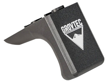 GrovTec US Inc GTHM321 G-Stop Reversible Hand Stop Black Anodized Aluminum