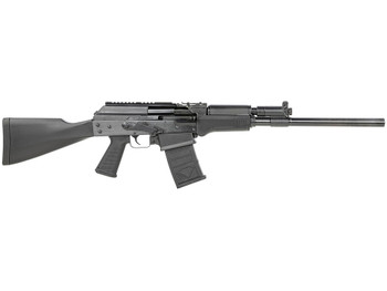 JTS Shotgun M12AK M12AK 12 Gauge Semi-Auto 3" 5- 2.75" Shells, 18.70" Black Steel Barrel, Black Receiver, Black Fixed Synthetic Stock, Black Polymer Grip
