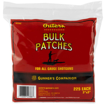 OUTERS PATCHES SHOTGUN 225CT UPC: 076683423887 OUTERS PATCHES SHOTGUN 225CT UPC: 076683423887