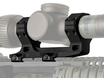 Reptilia LLC 100116 AUS Optic Mount Black 7075-T6 Aluminum 30mm Tube Mil-Spec 1913 Picatinny Rail Mount