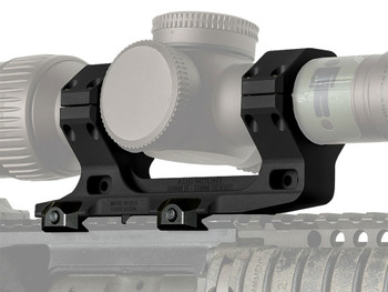 Reptilia LLC 100116 AUS Optic Mount Black 7075-T6 Aluminum 30mm Tube Mil-Spec 1913 Picatinny Rail Mount