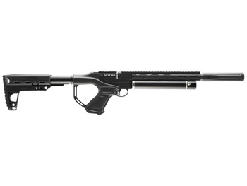 Umarex USA 2254847 Notos 22 Pellet 7rd Shot Rotary Mag, 700 fps, Black, Adj. Stock, 3 Baffle SilencAir Muzzle Device