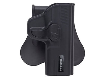 Bulldog RRRMAX9 Rapid Release OWB Black Polymer Paddle Fits Ruger Max-9 Right Hand
