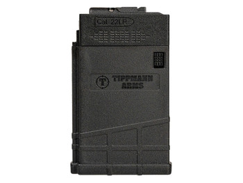 Tippmann Arms A201065 M4-22 10rd Low Profile 22 LR, Black Steel