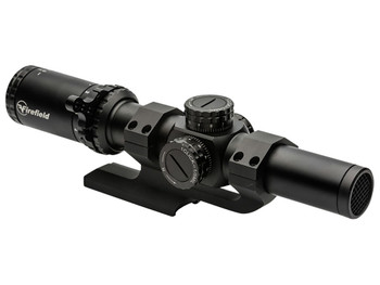Firefield FF13070K RapidStrike Matte Black 1-6x 24mm 30mm Tube Dual Illuminated (Red/Green/Black) Circle Dot Reticle