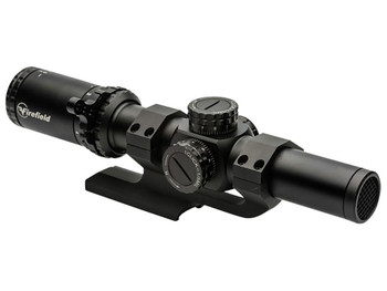 Firefield FF13070K RapidStrike Matte Black 1-6x 24mm 30mm Tube Dual Illuminated (Red/Green/Black) Circle Dot Reticle