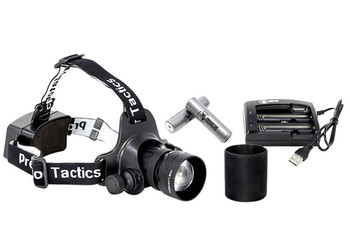 Predator Tactics 97457 The Lantern Headlamp Kit GreenWhite LED Bulb Matte Black 300 yds Distance UPC: 640265974571