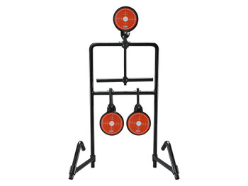 Champion Targets 40870 Gong Auto Reset Handgun Black/Orange Standing 3 Targets