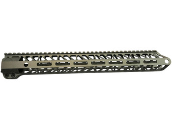 TIMBER CREEK OUTDOOR INC ME15HGFDE Enforcer Handguard AR-15 Flat Dark Earth Cerakote M-LOK Aluminum 15