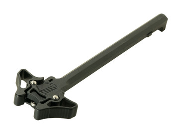TIMBER CREEK OUTDOOR INC EMAMBICHBL Enforcer Mini Ambidextrous Charging Handle AR-Platform Black Hardcoat Anodized Aluminum