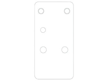 Beretta USA EUS03063 APX A1 Carry Optic Plate Black, Fits Beretta APX A1 Carry, Holosun K Series Pattern Footprint Mount