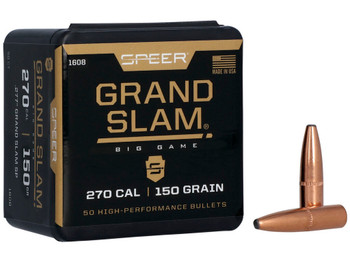 Speer 1608 Grand Slam 270Cal 150gr Soft Point 50 Per Box/5 Case