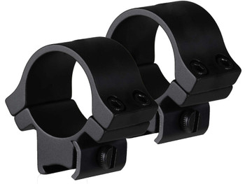TruGlo TGTG8961B3 Lightweight Scope Rings Matte Black 1" Medium 4 Screws (2 Per Side)