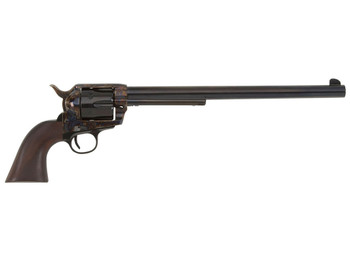 Pietta HF45CHS12NM 1873 Great Western II Buntline 45 Colt (LC) 6rd 12" Blued Steel Barrel & Cylinder, Deep Color Case Hardened Steel Frame, Walnut Grip