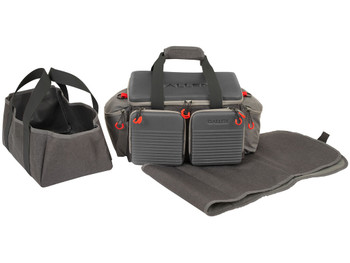 Allen 8325 Competitor Premium Gray Molded Lockable Range Bag w/Internal Tote & Fold-Up Gun Mat