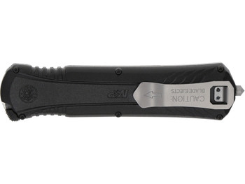 Smith & Wesson Knives 1181878 M&P 3.50" OTF Dagger Plain Satin AUS-8A SS Blade 5.16" Black