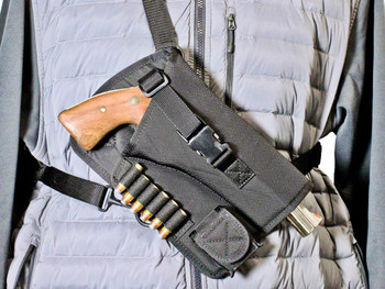 DeSantis Gunhide M72BALRZ0 Yukon Hunting Rig Shoulder Nylon Shoulder Fits Ruger GP100 4" Right Hand
