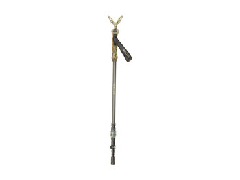 Allen 21447 Axial EZ-Stik Shooting Stick Monopod made of Matte Beetle Green Aluminum with Rubber Foot, Push Button Auto Slide Action, Post Attachment System & 29-61" Vertical Adjustment