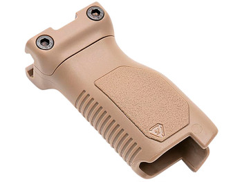 Strike Industries ARCMAGLFDE Angled Vertical Grip Long Flat Dark Earth Polymer with Cable Management Storage for M-LOK Rail