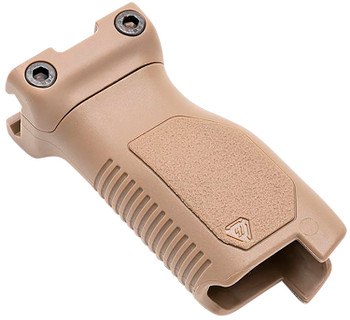 Strike Industries ARCMAGLFDE Angled Vertical Grip Long Flat Dark Earth Polymer with Cable Management Storage for MLOK Rail UPC: 793811764529