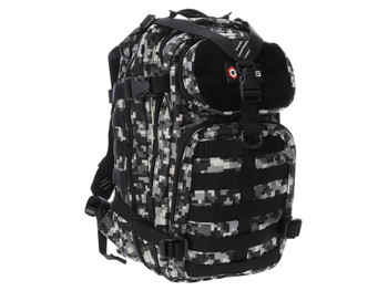 GPS Bags T1611BOBGD Bugout Bag Tactical Gray Digital 600D Polyester 2 Handguns